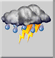 Light thunderstorm, Pioggia, Nubi sparse Light thunderstorm, Pioggia, Nubi sparse